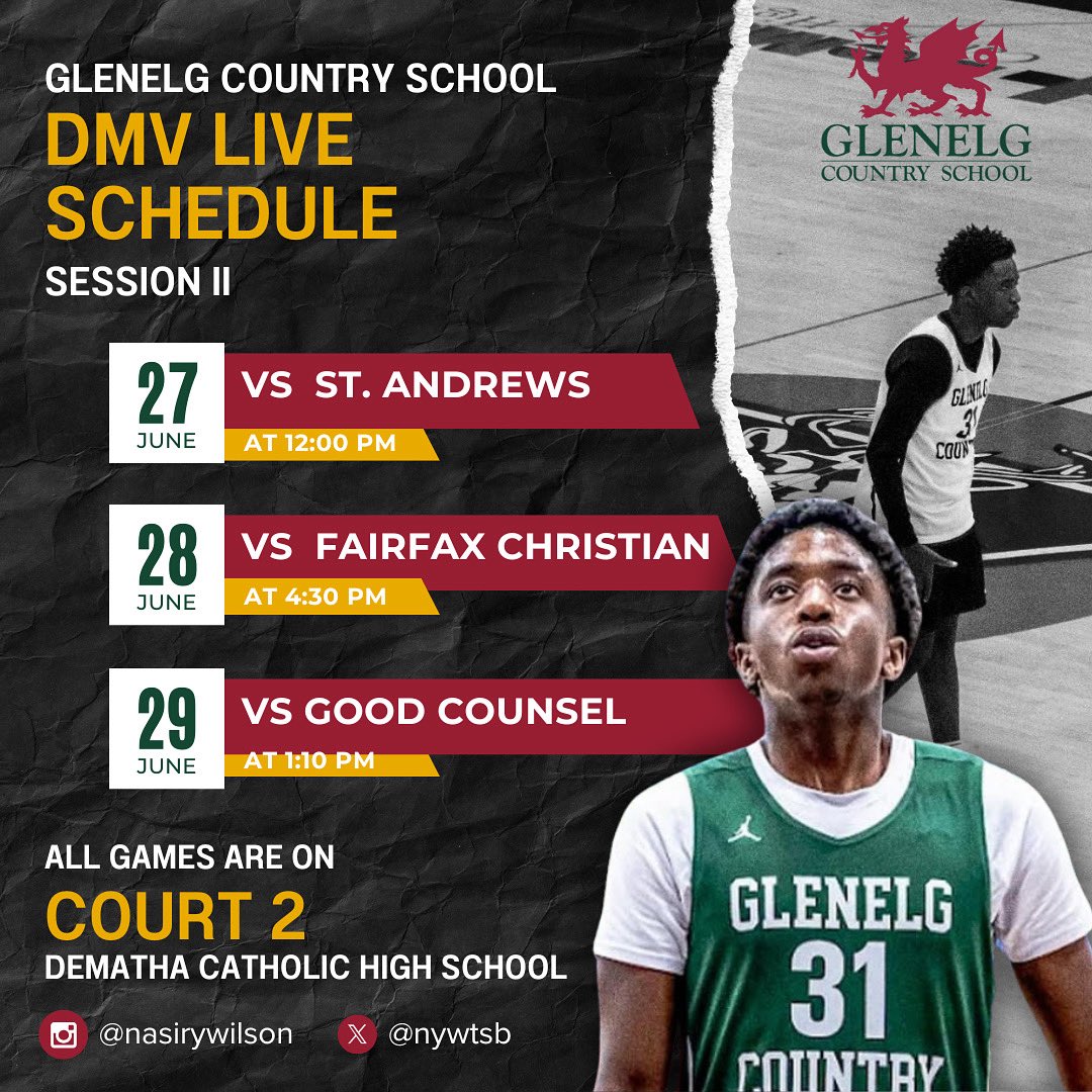 DMV Live Session 2 Schedule 🚨