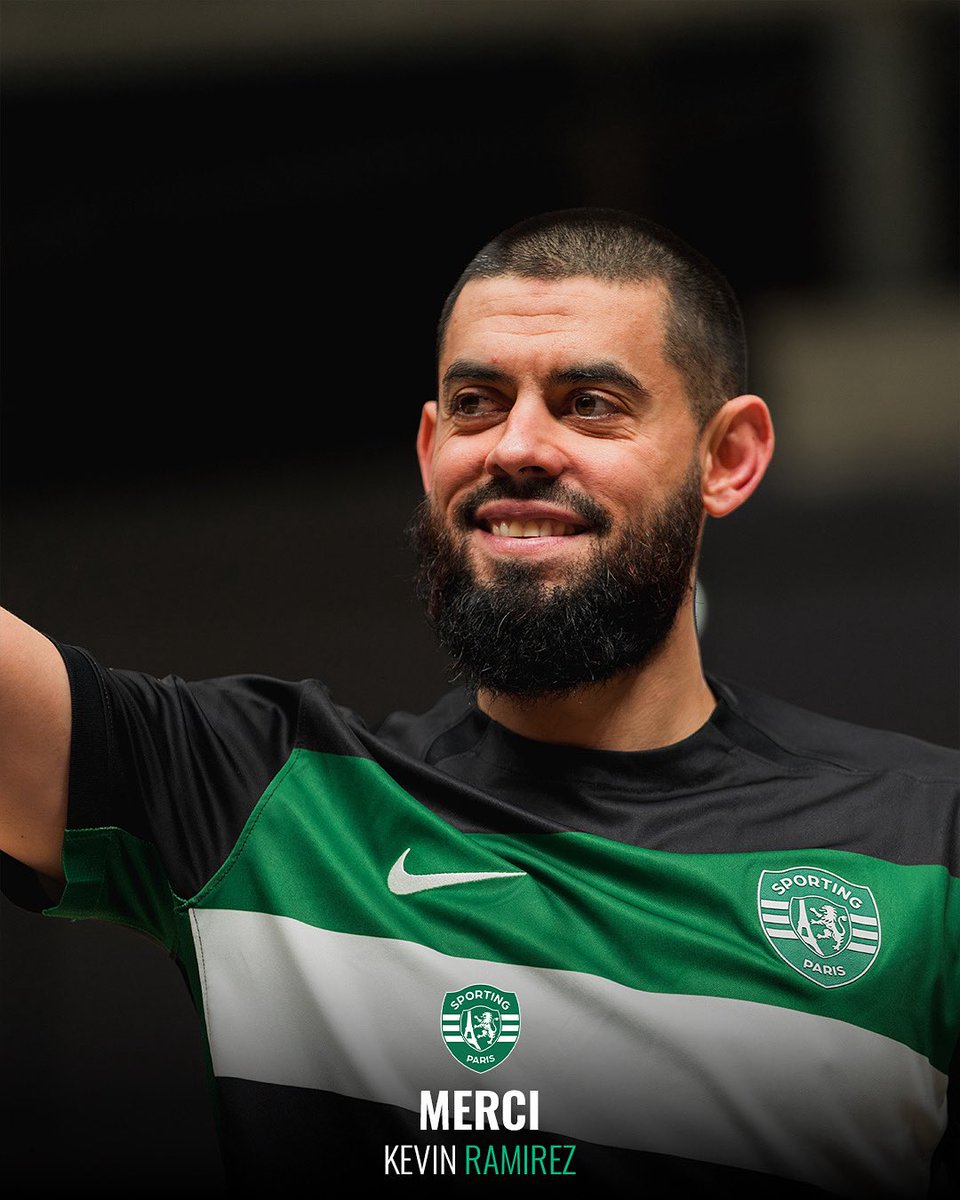 𝐌𝐄𝐑𝐂𝐈 𝐊𝐑𝟔 💚

Le Sporting Club de Paris tient à remercier chaleureusement Kevin Ramirez pour son engagement, sa rigueur et son attitude exemplaire tout au long de son passage au club. 👏

#EnsembleToutEstPossible 🦁