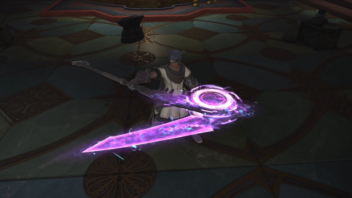 SimaX2Tanuki1's tweet photo. マンダヴィルウェポン、リーパーで完成
 #FF14 https://t.co/J6HCyk69Ic