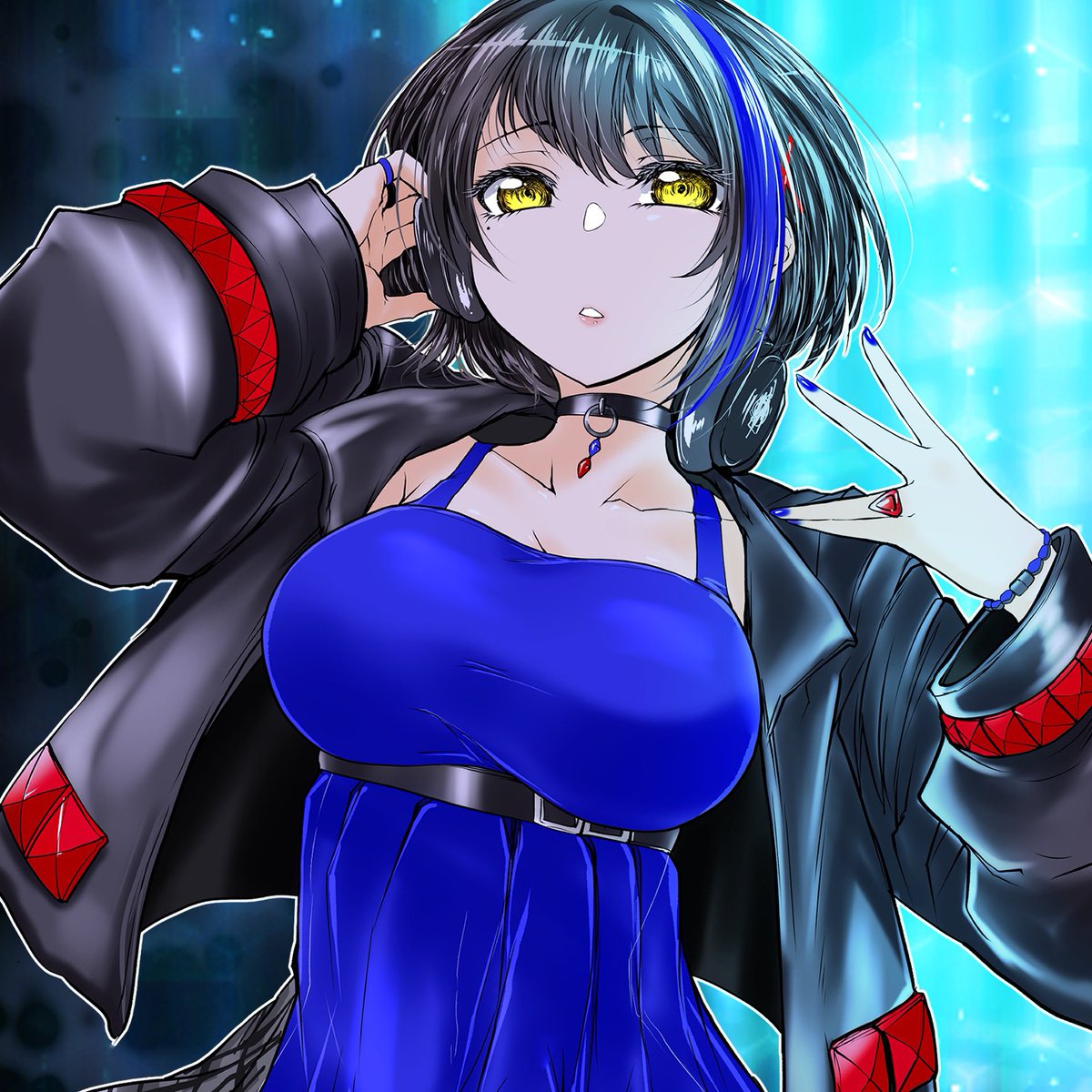 「電音部5周年おめでとうございます 前から知ってるけど枠だった所 一昨年RyuOz」|鐵大和(ｸﾛｶﾞﾈﾔﾏﾄ)@4/9静コミ！5/5コミ1: C31aのイラスト