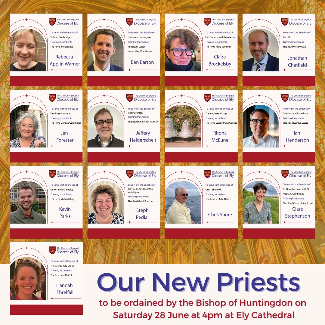 This Saturday we are hosting a special service for the Ordination of Priests at 4pm. We look forward to welcoming all the candidates to the Cathedral. #newrevs 

Watch live via youTube: youtube.com/watch?v=nQVUzR…