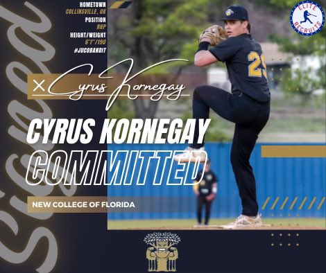 CyrusKornegay's tweet image. Excited to announce my commitment to New College of Florida! @EricSkoglund25 @EliteRecruits_