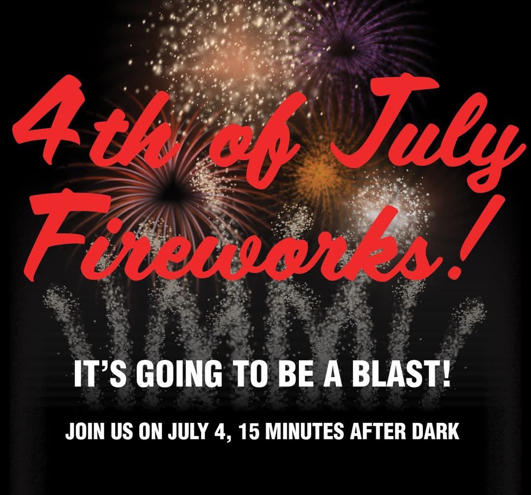 Join us on July 4, for the city's annual firework display! The display will start 15 minutes after dark. Viewing locations will be available throughout the North Shoppes parking lots with primary viewing at the YMCA, Green Acres, Regal Hollywood Theater and Kohl’s.