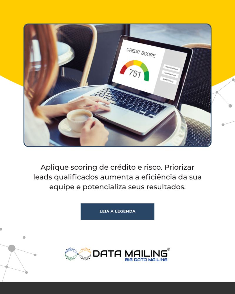 DATA_MAILING's tweet photo. Sem sistema d scoring, sua equipe pode estar gastando energia com cadastros d risco ou sem potencial
C/ score de crédito e risco, s/ oper se torna + eficiente
A DM entrega esse filtro com agilidade e tecnologia
Watsapp:
(11) 2971-1541
#crm #datamailing #antifraude #compliance https://t.co/2ojnTFORwL