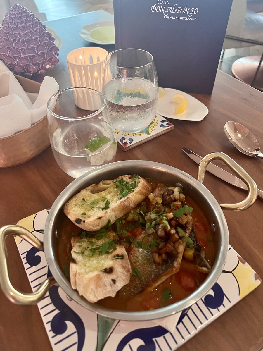 I’ve heard many times how good Casa Don Alfonso is (inside Ritz STL). I finally got to try it &amp; OMG the branzino is phenomenal. 😁