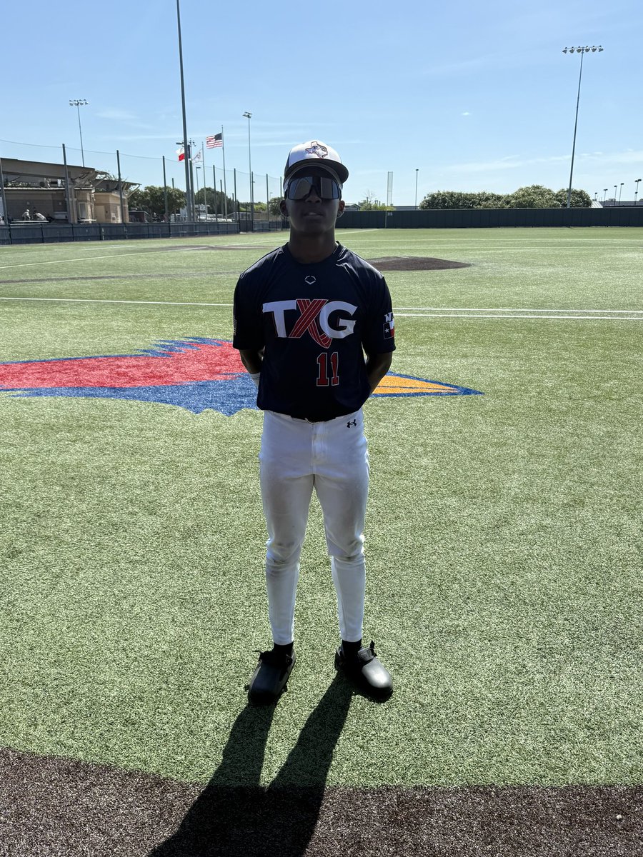 ✭Five Tool Texas✭ (@fivetooltexas) on Twitter photo F: <a href="/TXGenerals/">Texas Generals est2019</a> Nichols 17, NTX Stallion 16U 0
PoG: <a href="/AhmodSmith13/">Ahmod Smith</a> 3-4, 2B, 3 RBI, 2R
Notable: Peydon Carver 2-3, 3B, 3 RBI, 2R F: <a href="/TXGenerals/">Texas Generals est2019</a> Nichols 17, NTX Stallion 16U 0
PoG: <a href="/AhmodSmith13/">Ahmod Smith</a> 3-4, 2B, 3 RBI, 2R
Notable: Peydon Carver 2-3, 3B, 3 RBI, 2R