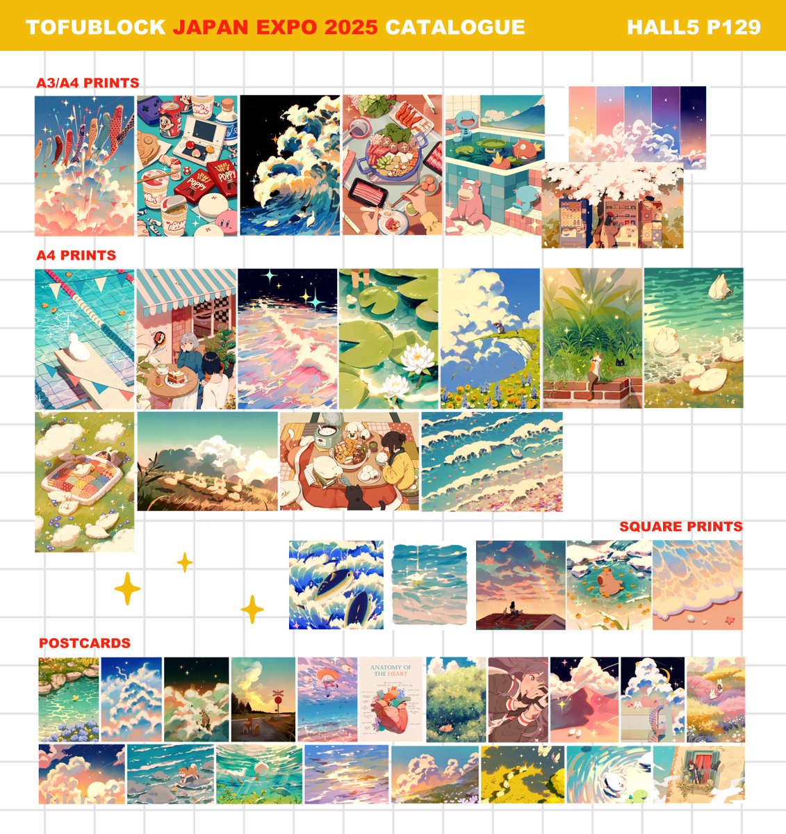 tofublock's tweet image. hello friends! next week is japan expo so here is my catalogue ✨ see you at hall 5 table P129 🍓
#JAPANEXPO2025