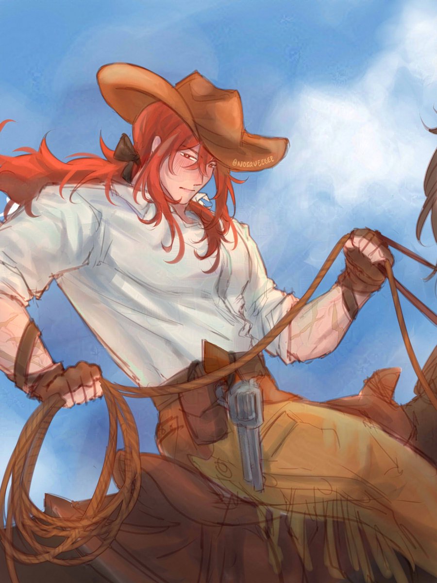 SAVE A HORSE RIDE A WHAT 🗣🗣🗣
just a colored sketch bc i got lazy lol enjoy tho <3 #diluc