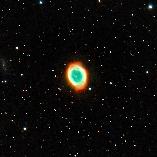 m_aquarock's tweet image. M57 こと座 2025.06.27
時々薄雲が流れる空ですが、久し振りに電子観望中〜。
先ずは大好きなリング星雲。とても小さいですが何故か惹かれるのですよ。
Quattro200P+SV605CC+CBP 60min LiveStacking Trimming