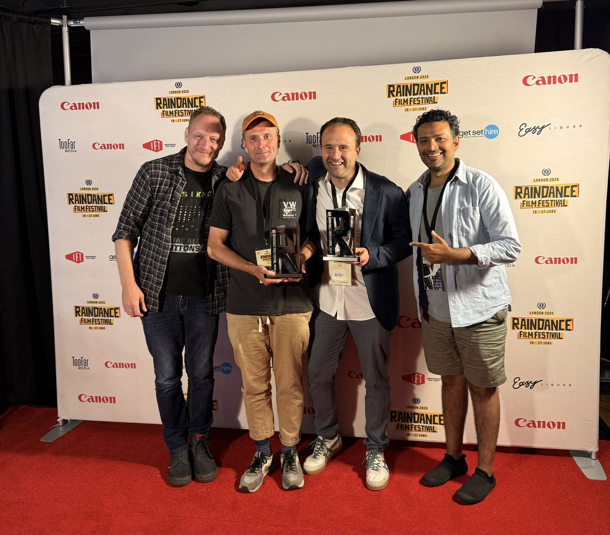 Absolutely thrilled THE LONELY MUSKETEER won TWO awards <a href="/Raindance/">Raindance Film Festival</a> for Best Cinematography &amp; Best Actor, along with our nomination for Best UK Film. This is dedicated to the entire cast &amp; crew. Huge thanks to <a href="/elliot_grove/">Elliot Grove</a> and the team! Honoured to be part of #Raindance2025
