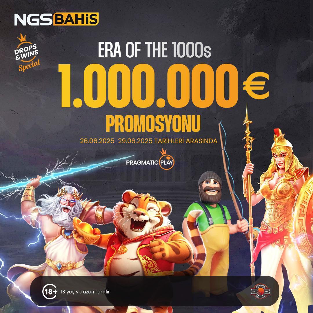 💶 1 MİLYON EURO’luk ödül havada uçuşuyor!
🔗 t2m.io/NGTW

Masaya oturan kazanıyor, izleyen bakakalıyor! 🎯

#ngsbahis #ERAOFTHE1000S #BüyükÖdül #PRAGMATICPLAY