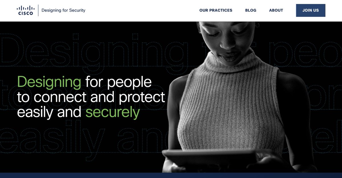 The Cisco security design community works to empower everyone at its organization to improve that experience and understand the impact they have on users. security.design

#featurefriday #security #productdesign #designthinking #designengineering