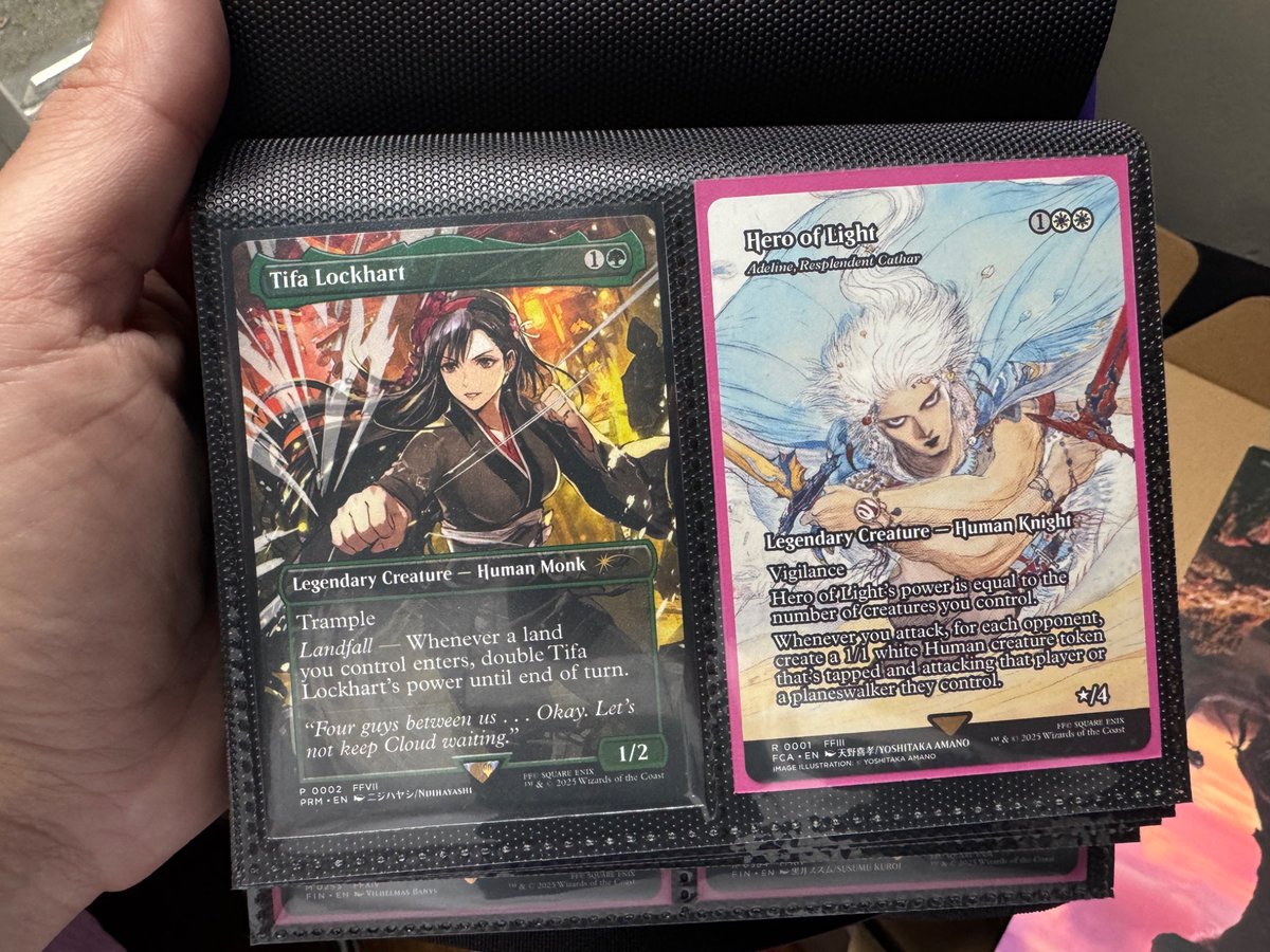 Back from Magiccon! Here are some of my pulls/pickups from the event.

I really do love this Final Fantasy set and it’s making me want to travel to collect and play more.