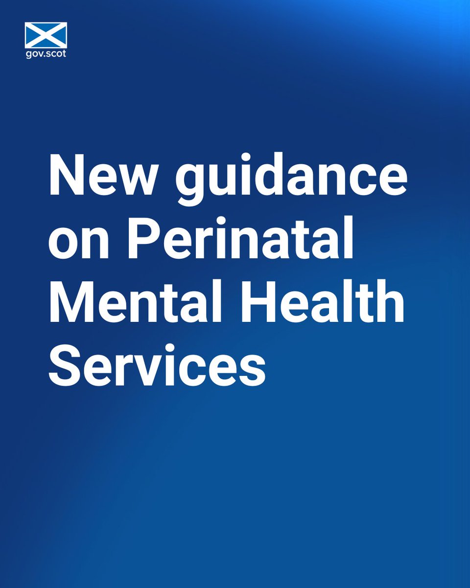 scotgovhealth's tweet photo. New guidance has been published by @scotgov to advise clinicians and managers in the NHS and local services of the principles of good practice in Scotland’s Perinatal Mental Health Services.

Read more: https://t.co/CUbT6gAdO4 https://t.co/spnOU3DTe7