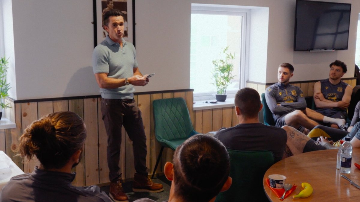 They asked me to post that all episodes of Season 4 of Welcome to Wrexham are now streaming. But what I really want to do is ask is to at least watch the season finale where my co-chairman gives a speech to the team that belongs in the sports pantheon. This episode of TV may be