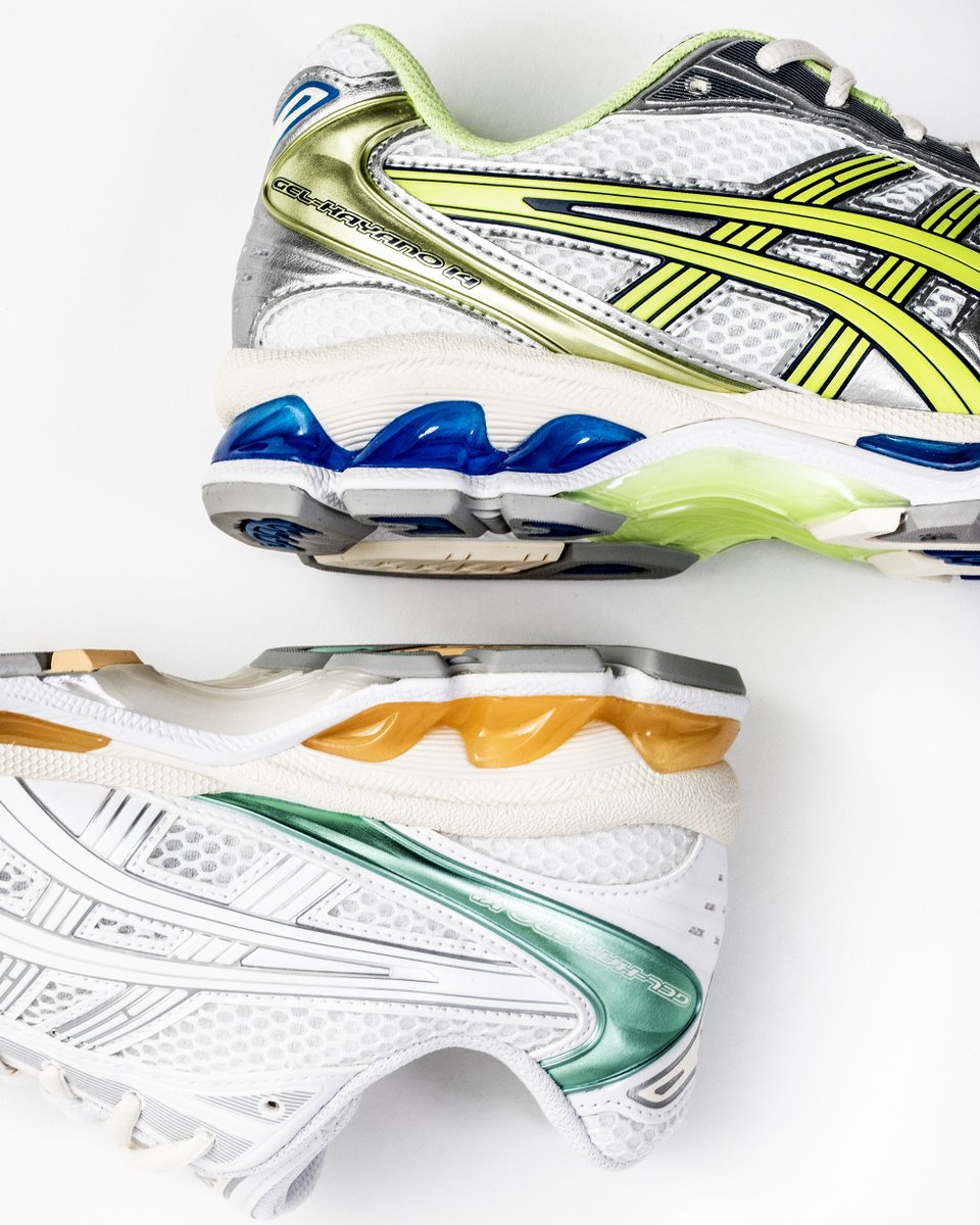 Asics Gel-Kayano 14 "White/Lime Green" and "White/White"

Now available in-stores and online at extrabutterny.com!
Price: $150