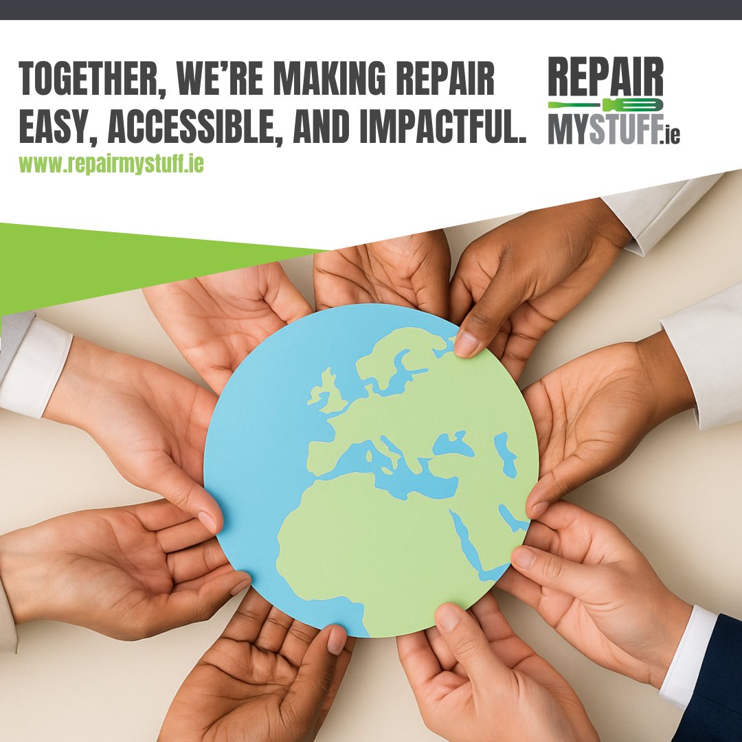 Repair My Stuff is proud to team up with amazing organisations driving sustainability, innovation, and community support across Ireland.

🌍 Together, we’re making repair easy, accessible, and impactful.

Explore our network of changemakers: repairmystuff.ie/our-partners