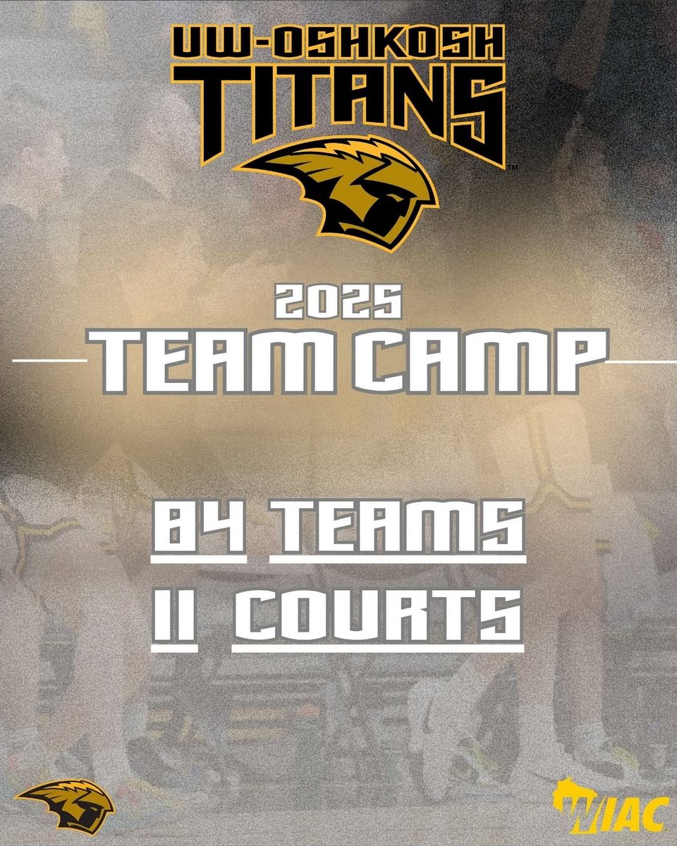 Team Camp tomorrow!! 
Can't wait to welcome 84 teams to campus, playing across 11 courts! #0neFist