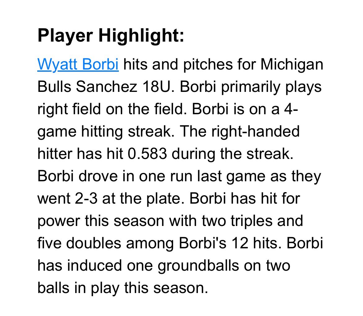 Great start to the summer at the plate!