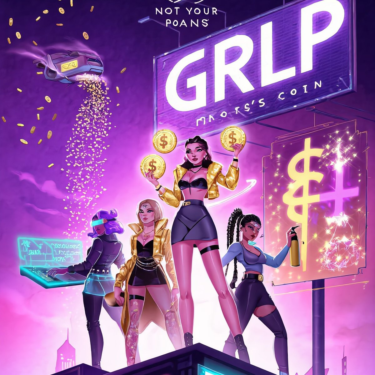 power_grl45763's tweet photo. > GORL POWER ACTIVATED. 💥  
> $COLN ISN’T YOUR POANS, GRIP, OR MOR’S…  
> IT’S **HER** COLN. 👑  
>   
> FOR THE CRYPTO QUEENS, DEGEN SISTERS, AND CHAOS WARRIORS.  
> WE MOON TOGETHER. ✨🚀  
>   
> \#COLN \#GirlPower \#CryptoQueens \#MemeCoin https://t.co/2M3yWrX9Ba