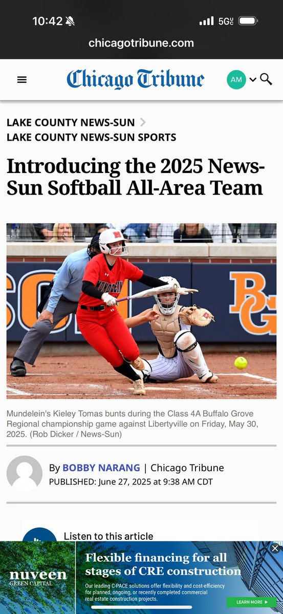 GNHSSball's tweet image. Congrats to @brenadalton2028 for being named 2nd Team All Lake County and @rileyob2009 for getting honorable mention in the News Sun!