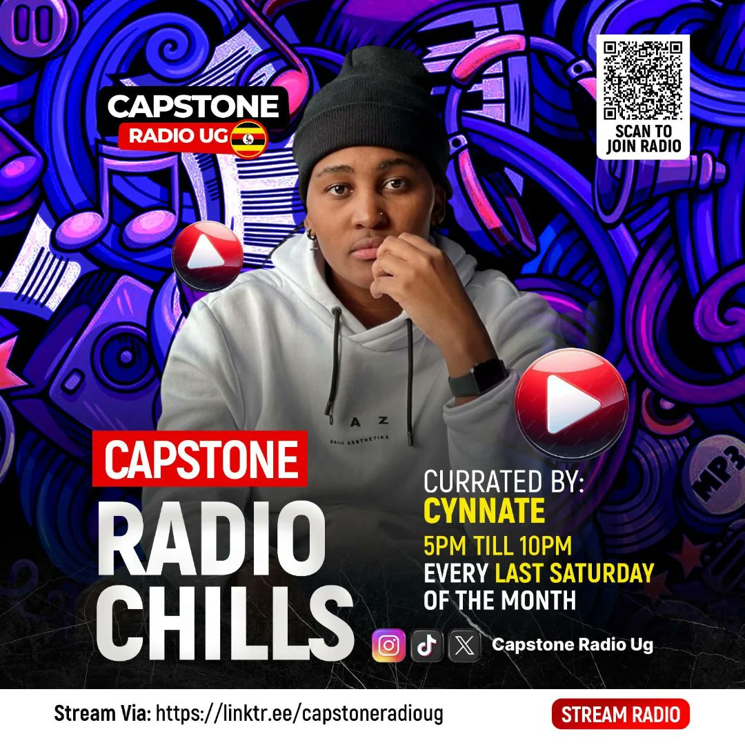 Ready for whole month wrap-up? The Vibes Queen is here to soothe your weekend. Get set for the  CAPSTONE RADIO CHILLS 📻 which takes place every last Saturday of the month from 5pm till 10pm by <a href="/cynnate/">Cynnate</a> . Let's turn the whole playlist with you❤️. 
zeno.fm/radio/capstone…