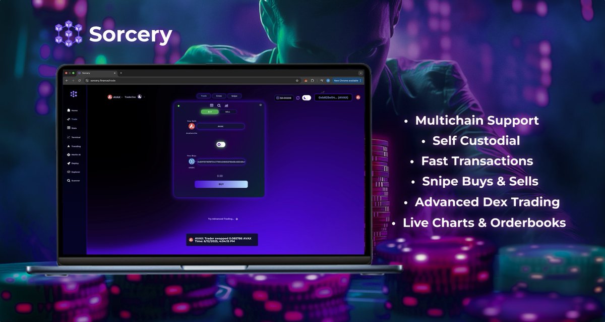 Do you have a unique trading style?

Every trader trades differently. Some snipe, some swing trade, some just DCA their longterm holdings.

Find your trading style now! 🧙‍♂️

sorcery.finance/trade