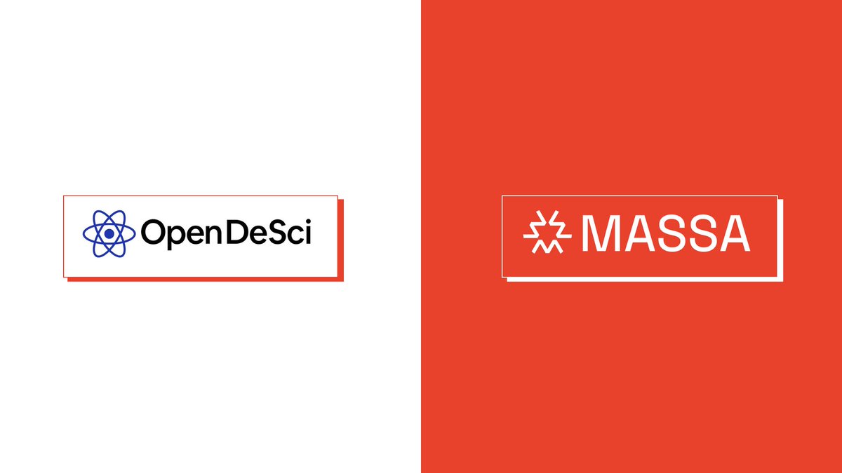 Massa x OpenDeSci 🚀

We’re following <a href="/opendesciorg/">OpenDeSci.org</a> 's work with great interest. Their mission to democratize scientific publishing and funding through decentralized, transparent, and censorship-resistant solutions resonates strongly with us 🔬

At Massa, we share these values.
