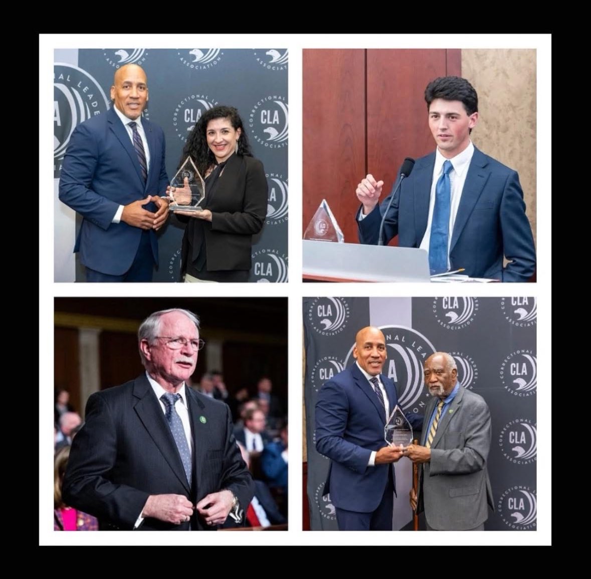 Correctional Leaders Assn (@claleadership) on Twitter photo 🏆 Congratulations to our 2025 CLA on the Hill Award recipients!
Congressional Staff Champion Award:
Lynda Garcia (Sen. <a href="/SenBooker/">Sen. Cory Booker</a>)
Jake Overton (Rep. <a href="/RepDavidKustoff/">Rep. David Kustoff</a>)
Congressional Public Safety Award:
<a href="/RepDannyDavis/">Rep. Danny K. Davis</a>
<a href="/RepRutherfordFL/">Rep. John Rutherford</a> 🏆 Congratulations to our 2025 CLA on the Hill Award recipients!
Congressional Staff Champion Award:
Lynda Garcia (Sen. <a href="/SenBooker/">Sen. Cory Booker</a>)
Jake Overton (Rep. <a href="/RepDavidKustoff/">Rep. David Kustoff</a>)
Congressional Public Safety Award:
<a href="/RepDannyDavis/">Rep. Danny K. Davis</a>
<a href="/RepRutherfordFL/">Rep. John Rutherford</a>