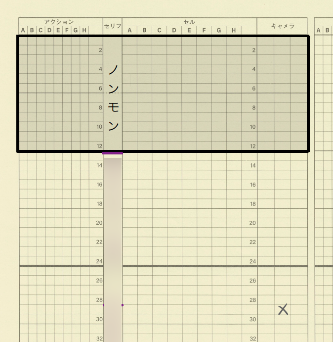 GODDOOR1967's tweet image. ノンモンって知ってますか？
作画の人も知らない人が多いはず。
放送上のルールでCMに入るときやCM明けに「12コマ無音」を作らなくてはいけないんです。
OP頭とかAパート頭とか必ず「無音」が入ります。
なのでA,Bパート頭はセリフや音楽なども入れられません。
コンテやシートを付けるとき注意が必要