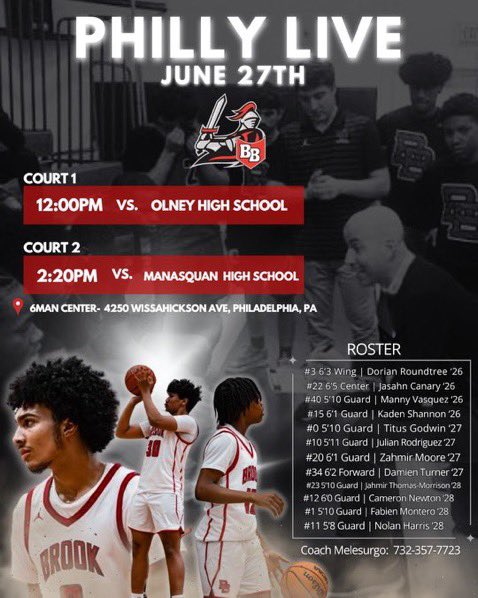 @jerseyforce_ (@jerseyforce_) on Twitter photo Jasahn Canary (<a href="/iamjcanary/">Jasahn Canary</a>)
6’6 Forward | ‘26 Bound Brook HS
Force U17 Black
Philly Live II Schedule
Friday 6/27 @ 6th Man Center
12pm (court 1) | 2:20pm (court 2)
#theforceway Jasahn Canary (<a href="/iamjcanary/">Jasahn Canary</a>)
6’6 Forward | ‘26 Bound Brook HS
Force U17 Black
Philly Live II Schedule
Friday 6/27 @ 6th Man Center
12pm (court 1) | 2:20pm (court 2)
#theforceway