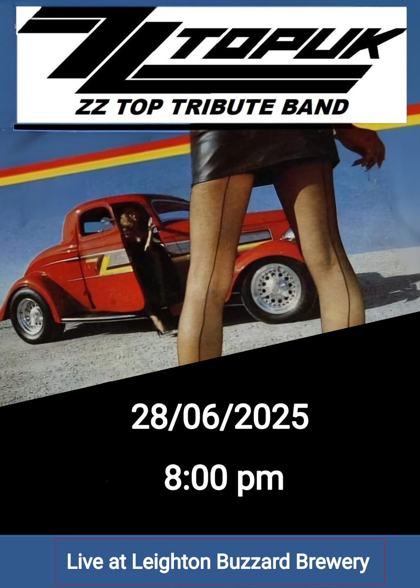 SATURDAY 28TH JUNE 8PM
Come along to <a href="/LB_Beer/">Leighton Buzzard Brewing Co</a> taproom tomorrow night to see ZZ TOP UK.
Great music and beer to enjoy a summer evening out.