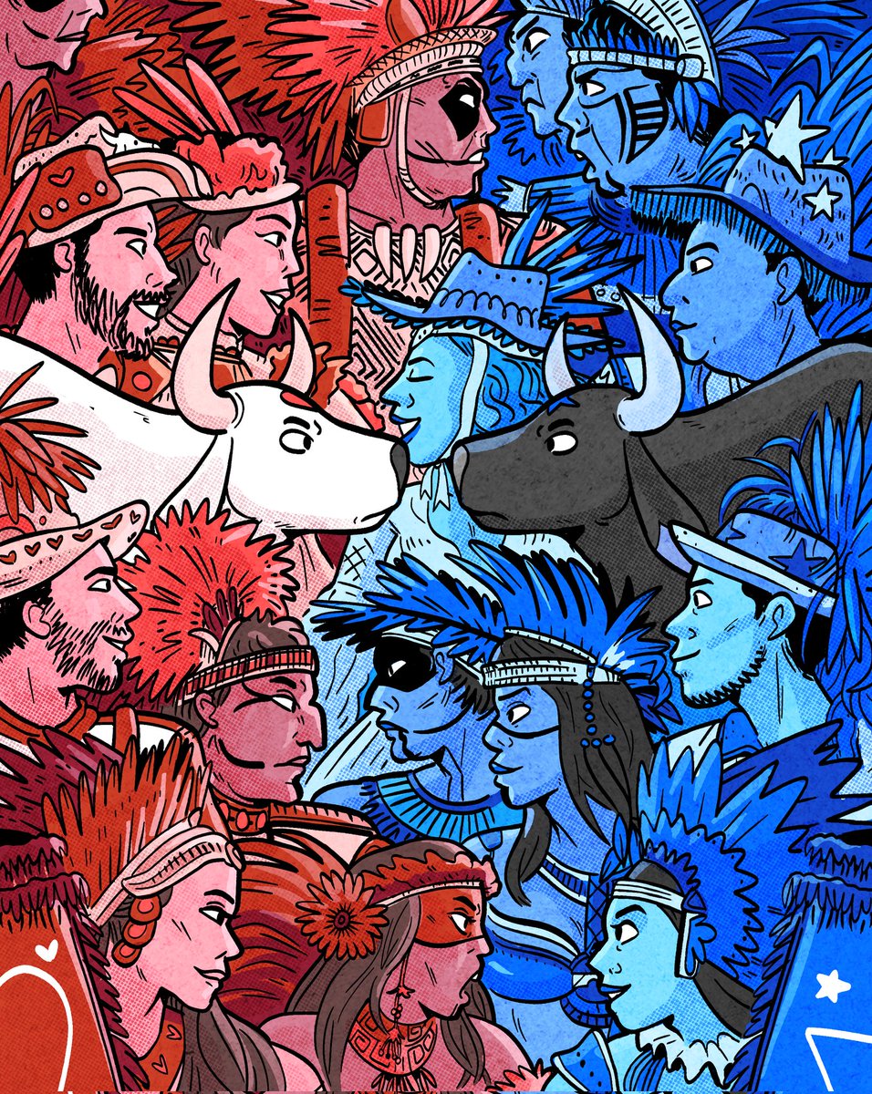 ❤️ Garantido vs. Caprichoso 💙

E vamos de porrada bovina hoje no estilo de Marvel vs. Capcom ✨