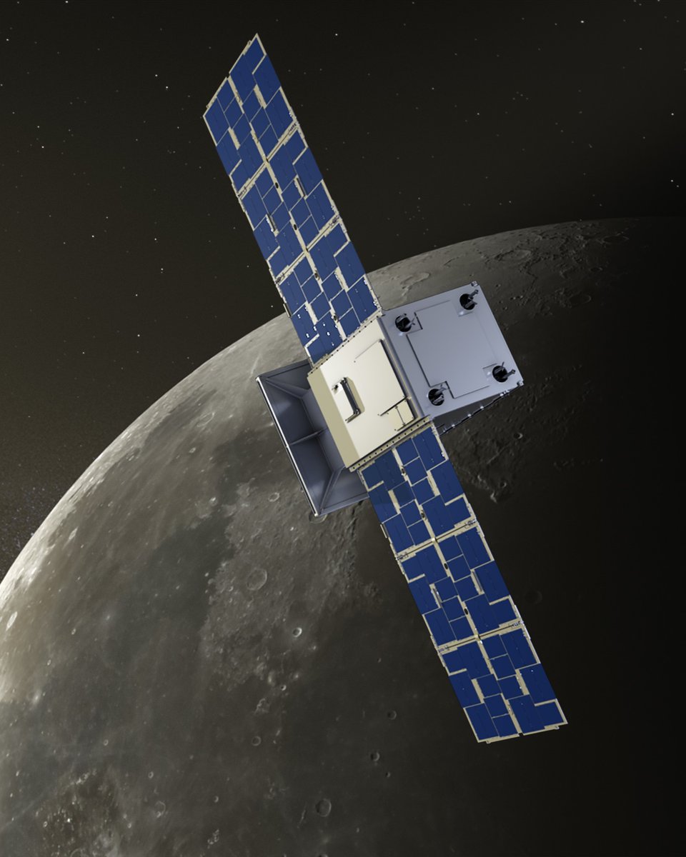 NASAAmes's tweet image. Time flies when you’re orbiting the Moon! 🌙
Three years ago tomorrow, June 28, CAPSTONE launched to test a unique, elliptical orbit and navigation capabilities around the lunar surface. Today, the spacecraft continues to test and refine its navigation software.…