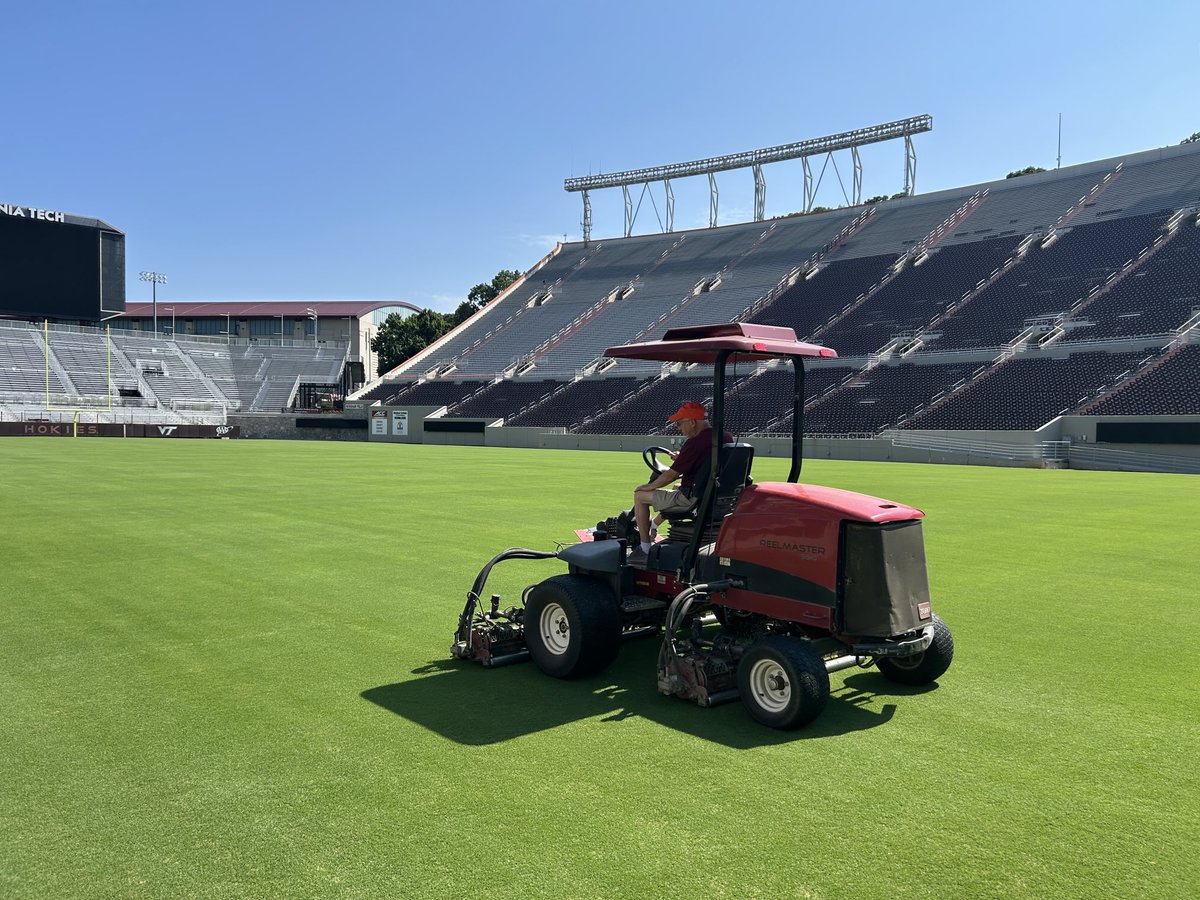 The Legend on the big mower- first time