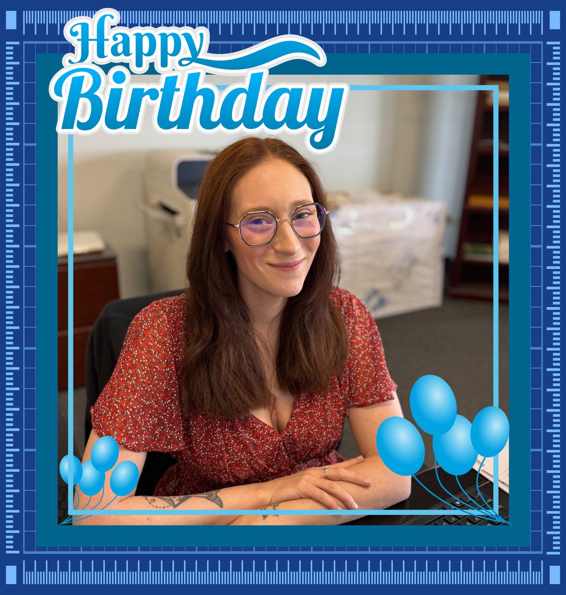 🎉 Happy Birthday to Nikki Bugg! 🎉

Today we’re celebrating Nikki, our analytical guru and creative spark here at Memphis Reprographics! Whether she’s solving complex challenges, asking the right “what if” questions, or helping the team learn something new, Nikki brings energy