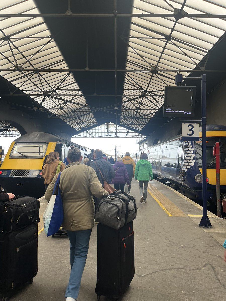 Great visit to <a href="/ScotRail/">ScotRail</a> Inverness this week, time with the amazing team up there, from station staff to train crew, depot and management team. Brilliant to see our trains busy and Inverness teeming with tourists <a href="/VisitScotland/">VisitScotland</a>