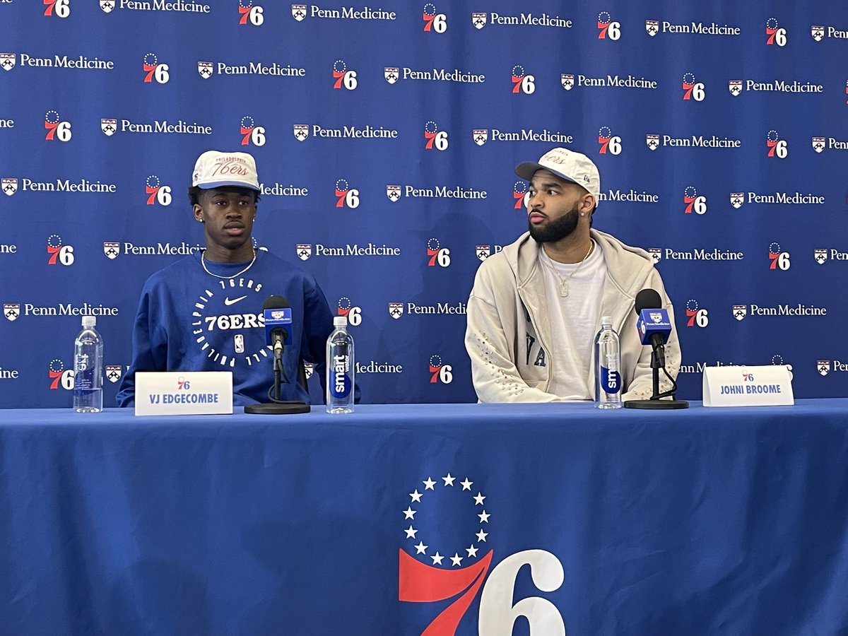 VJ Edgecombe and Johni Broome both kept it simple saying they’re ready to play basketball.