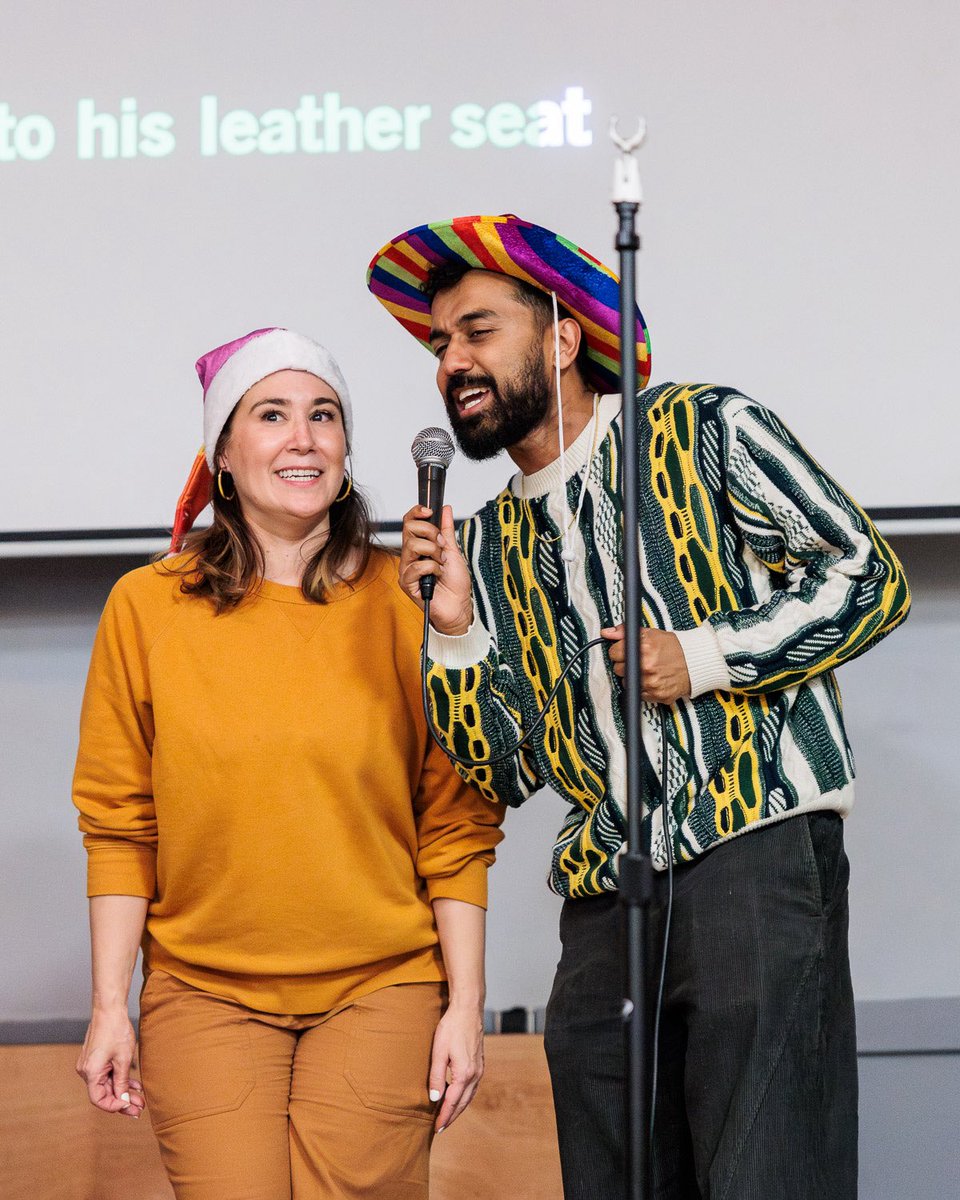 4 weeks ago Emily and Varun graciously filled in for Kate for the Karaoke For K9s event in Niagara Falls #WynonnaEarp