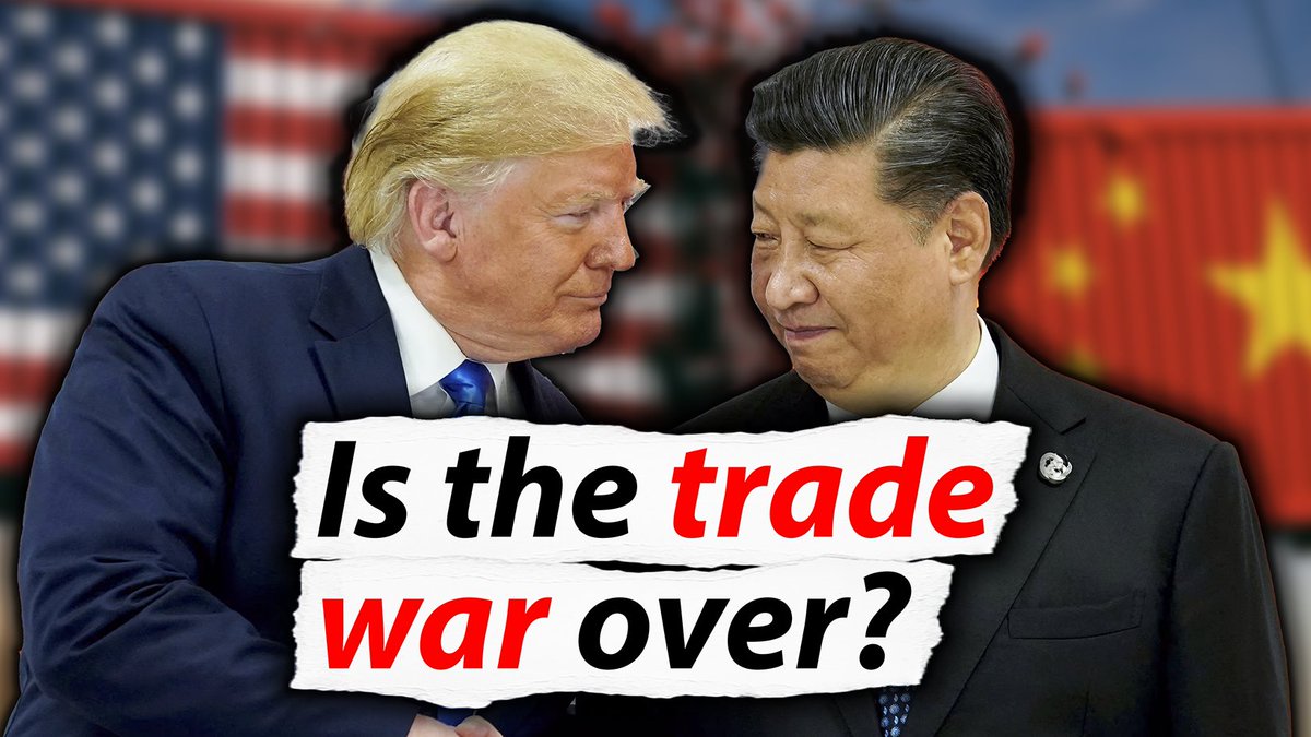 Is the trade war over? Well, there seems to be progress. Find out more here, including my latest interview with TRT World News: youtu.be/30MvEdyrX1M