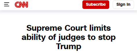This is the kind of headline they show you in a TV show to indicate that a dictator is on the rise