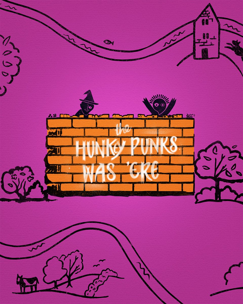 The Hunkey Punks was ’ere…

Our two newest troublemakers, Scarlet Crumb Sunrise and The Mighty Middlewick Witch, are making themselves very at home.