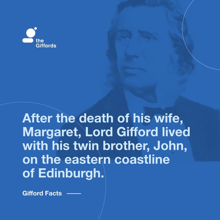 GiffordLectures's tweet image. Did you remember that Adam Gifford had a twin brother, John? #GiffordFacts