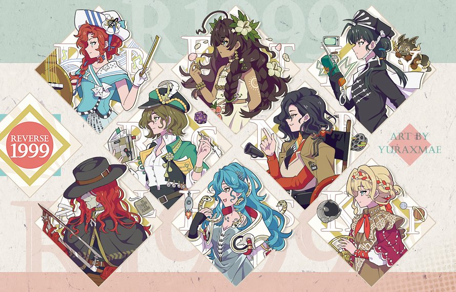 R1999 character fanart! [Ver 2.4🚢 - 2.7🚀]

#Reverse1999 #リバース1999 #重返未来1999