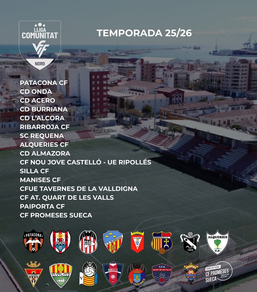 Lliga Comunitat Grup Nord 
Temp 25/26
