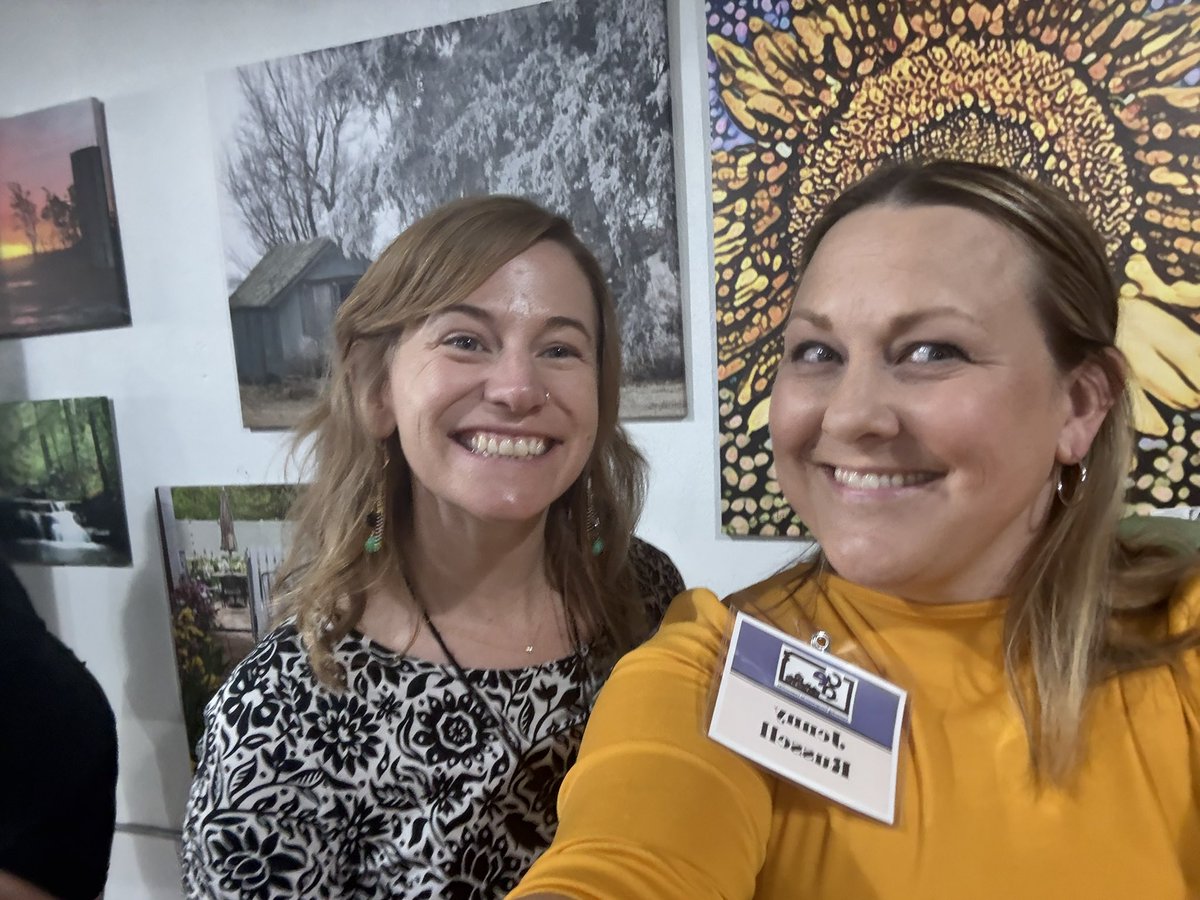 RepCoED's tweet image. Today we got to feature Republic County in the &quot;Arts as an Economic Driver&quot; session with Kate Van Steenhuyse from the Kansas Arts Commission at the CEC Conference in Kingman.  YOU get to check it out locally when the conference is in our county next year. #ceckingman2025