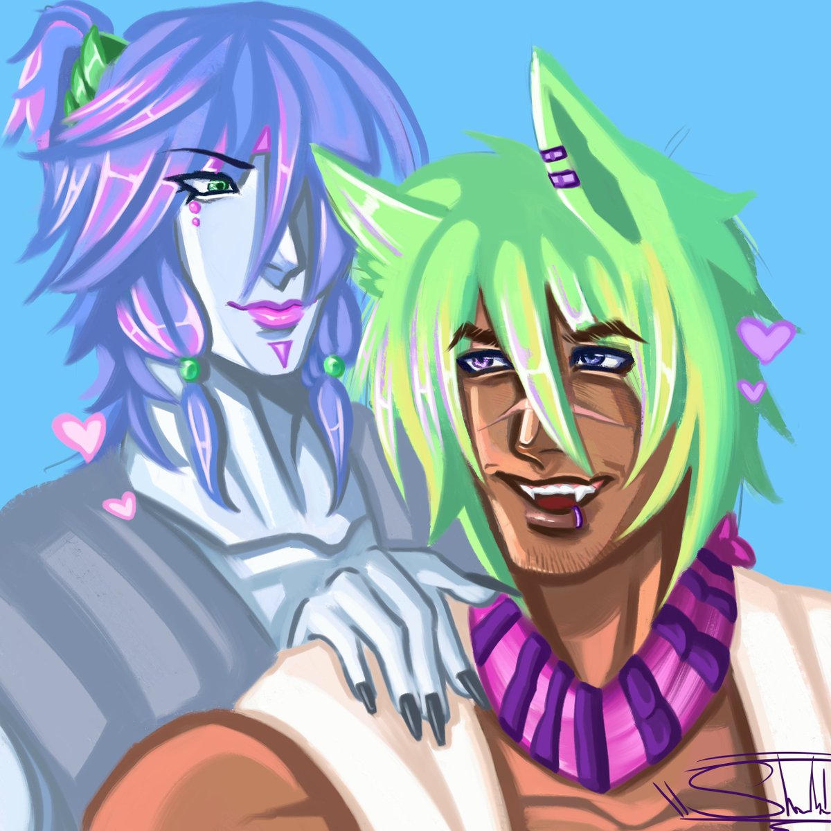 RoastEggie's tweet image. My lil concept of Aphelios and Sett spa day :3
I'm so excited for this skinline!!!
#settphelpride2025 #settphel #leagueoflegends #spaday
#sett #aphelios #lol #drawing