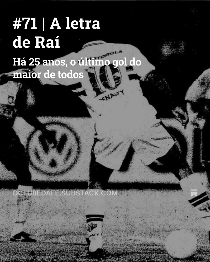 efemello's tweet image. Em clique tão primoroso quanto preciso, Paulo Pinto alcançou o sublime na vida de um fotógrafo: congelar o tempo.
Criou, assim, instantâneo para a eternidade.
O último gol do maior jogador a envergar a camisa vermelha, branca e preta.
#71 no ar!
oclubedafe.substack.com/p/71-a-letra-d…