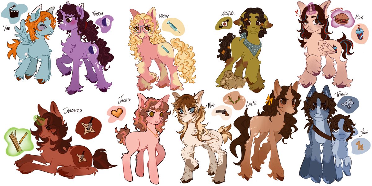 if only they had the magic of friendship they would’ve survived the wilderness🙄