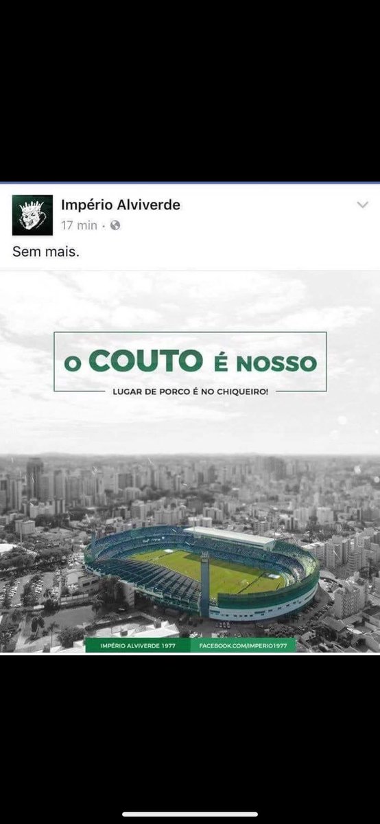 Concordo com vocês coxarada, lugar de porco é no Couto ! Kkkkkkkk